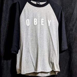 OBEY Henley long sleeve shirt